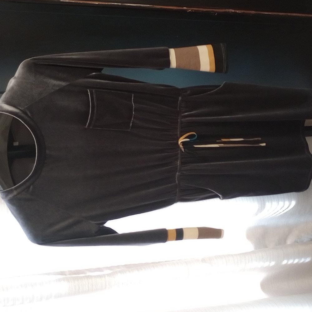 Egy Gray Velvet Dress